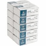 Business Source Non-Skid Paper Clips Standard - No. 1 - 0.4" Length x 1.3" Width - Silver - Steel - 100/Box - 10 / Pack (BSN65365)