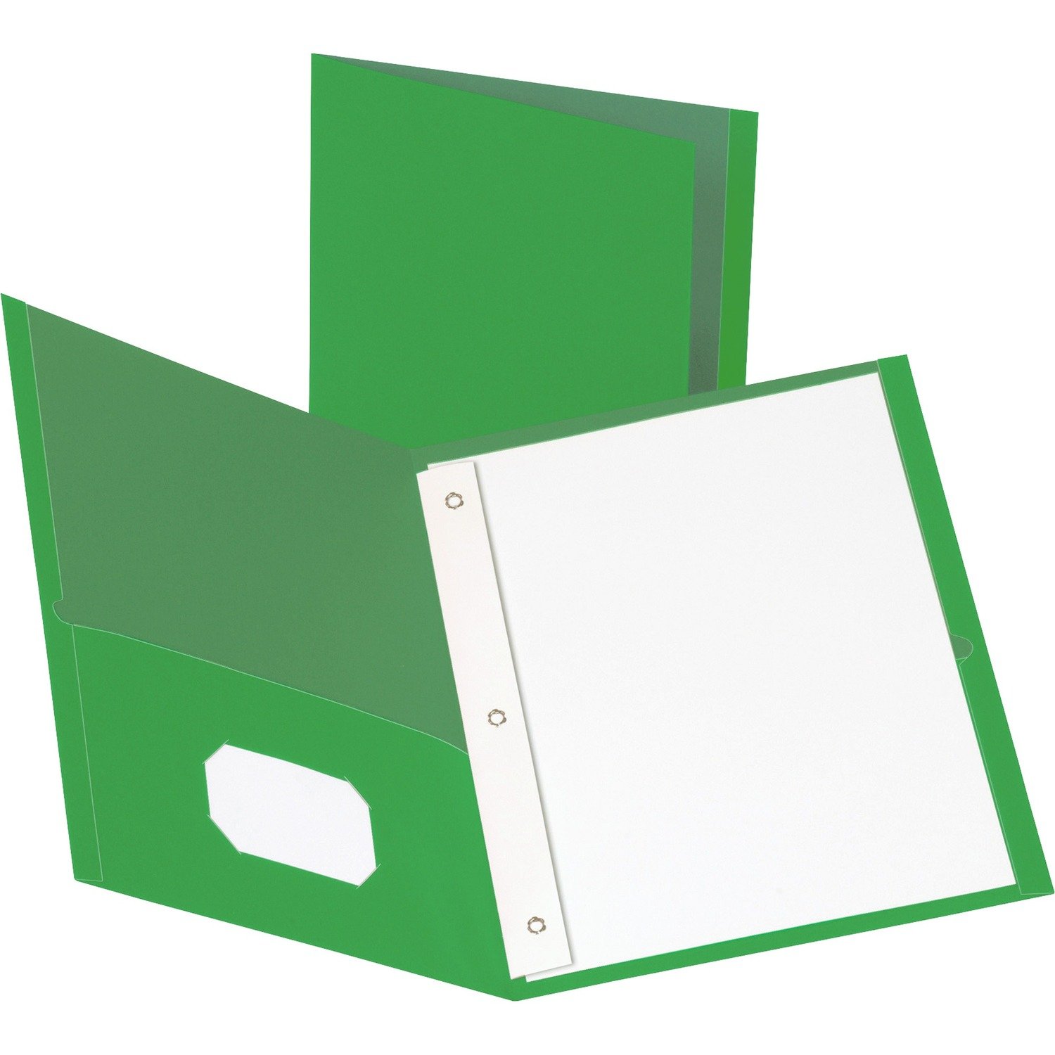 1021069756.jpg Business Source Letter Recycled Pocket Folder 8 1/2" x 11" - 100 Sheets Capacity - 3 x Prong Fastener(s) - 1/2" Fastener Capacity - 2 Inside Front & Back Pocket(s) - Leatherette - Green - 35{8826c7e0fe2ea3bb918938824ad94787dc1f827f331f3c6073b0f5dd83fa7177} Recycled - 25 / Box (BSN78509) - Image 1