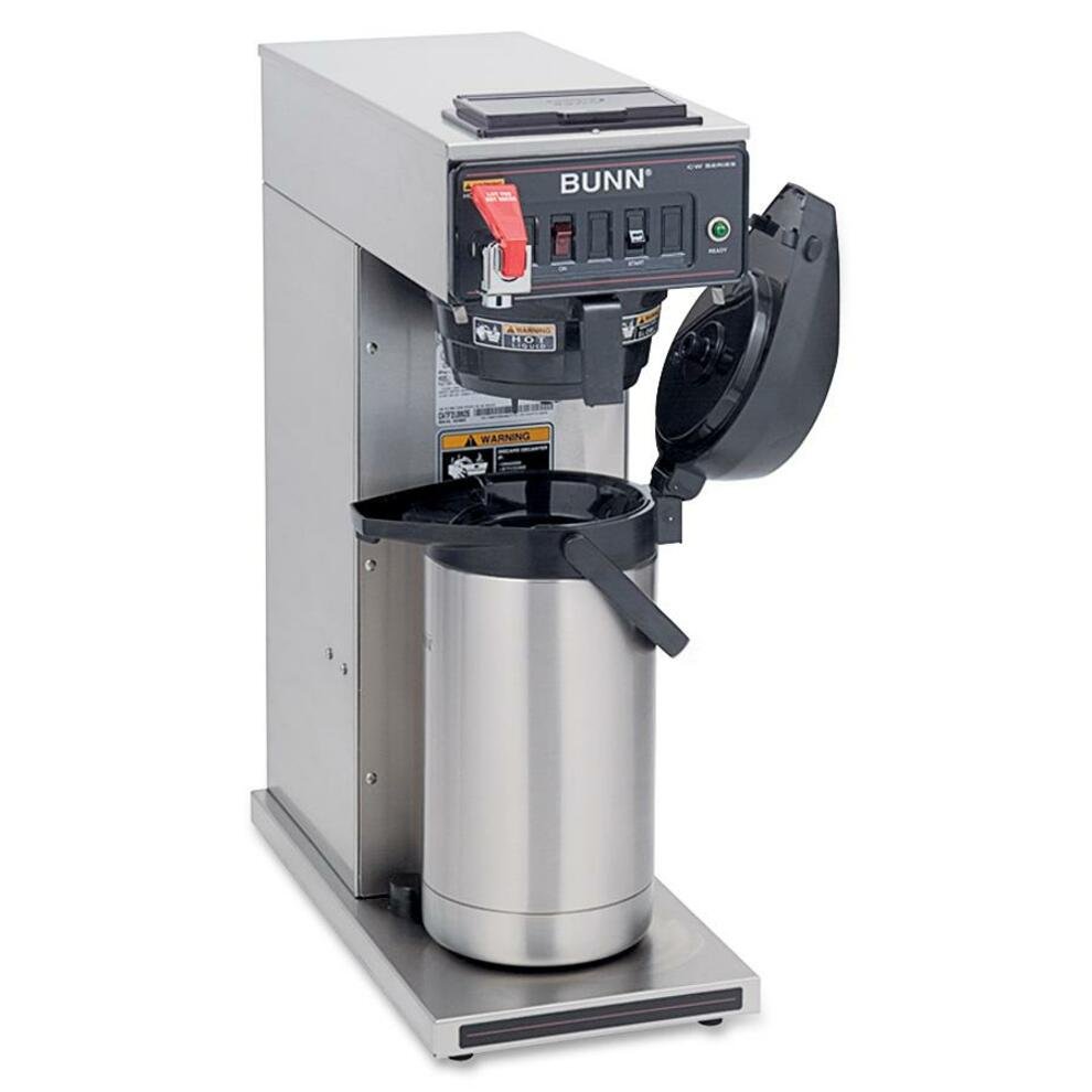 1021716740.jpg BUNN Airpot Coffee Brewer 1370 W - 1 Cup(s) - Single-serve - Timer - Stainless Steel (230010006) - Image 1