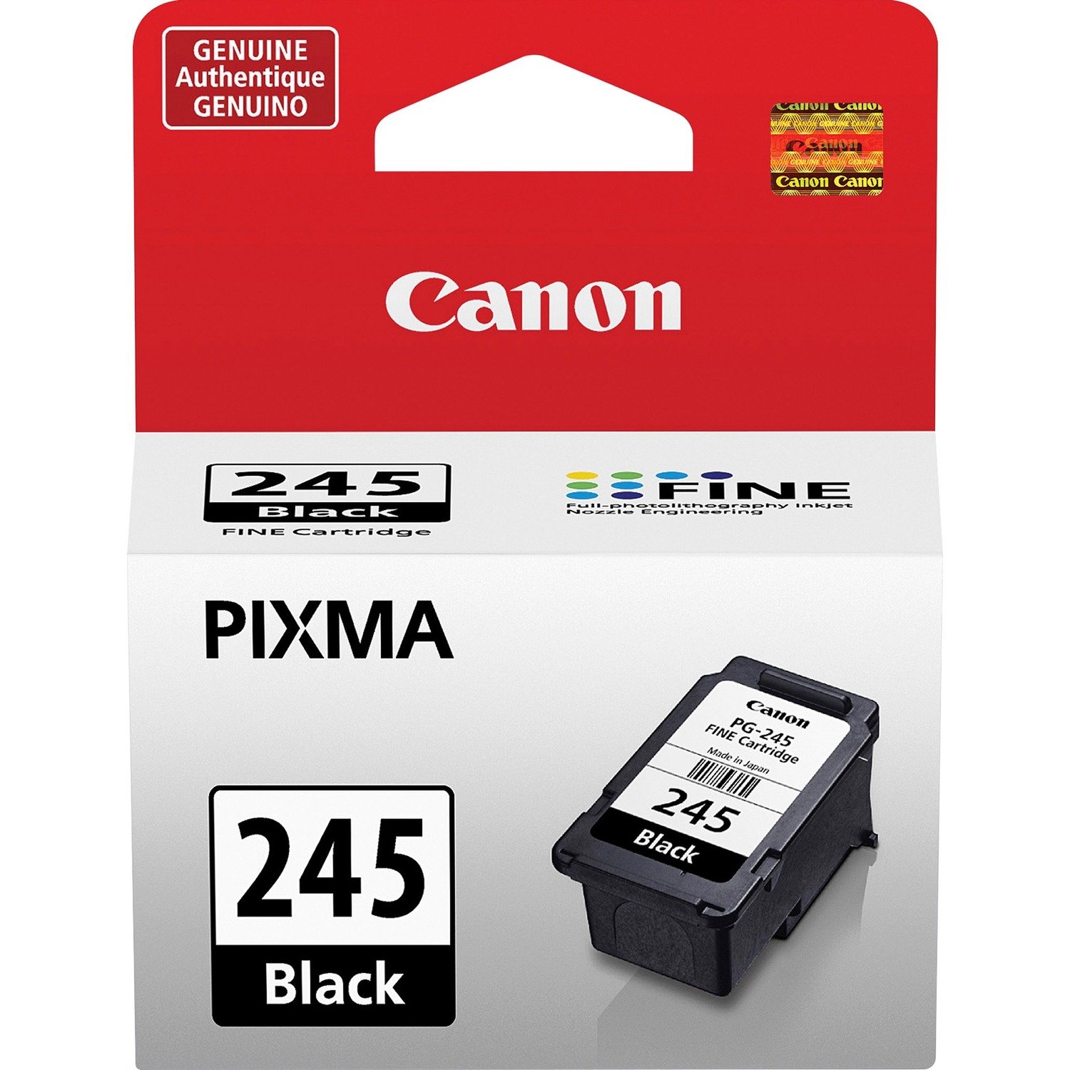 1025488625.jpg Canon PG-245 Original Inkjet Ink Cartridge - Pigment Black - 1 Each - Image 1