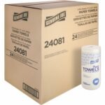 Genuine Joe Kitchen Roll Flexible Size Towels 2 Ply - 1 5/8" Core - White - 24 / Carton (GJO24081)