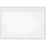Cardinal Self-Adhesive Polypropylene Pockets 4.5" Height x 6.3" Width x 100 mil Thickness - 1 x Card Capacity - For 6" x 4" Sheet - Ring Binder - Rectangular - Clear - Polypropylene - 100 / Box (21160CB)