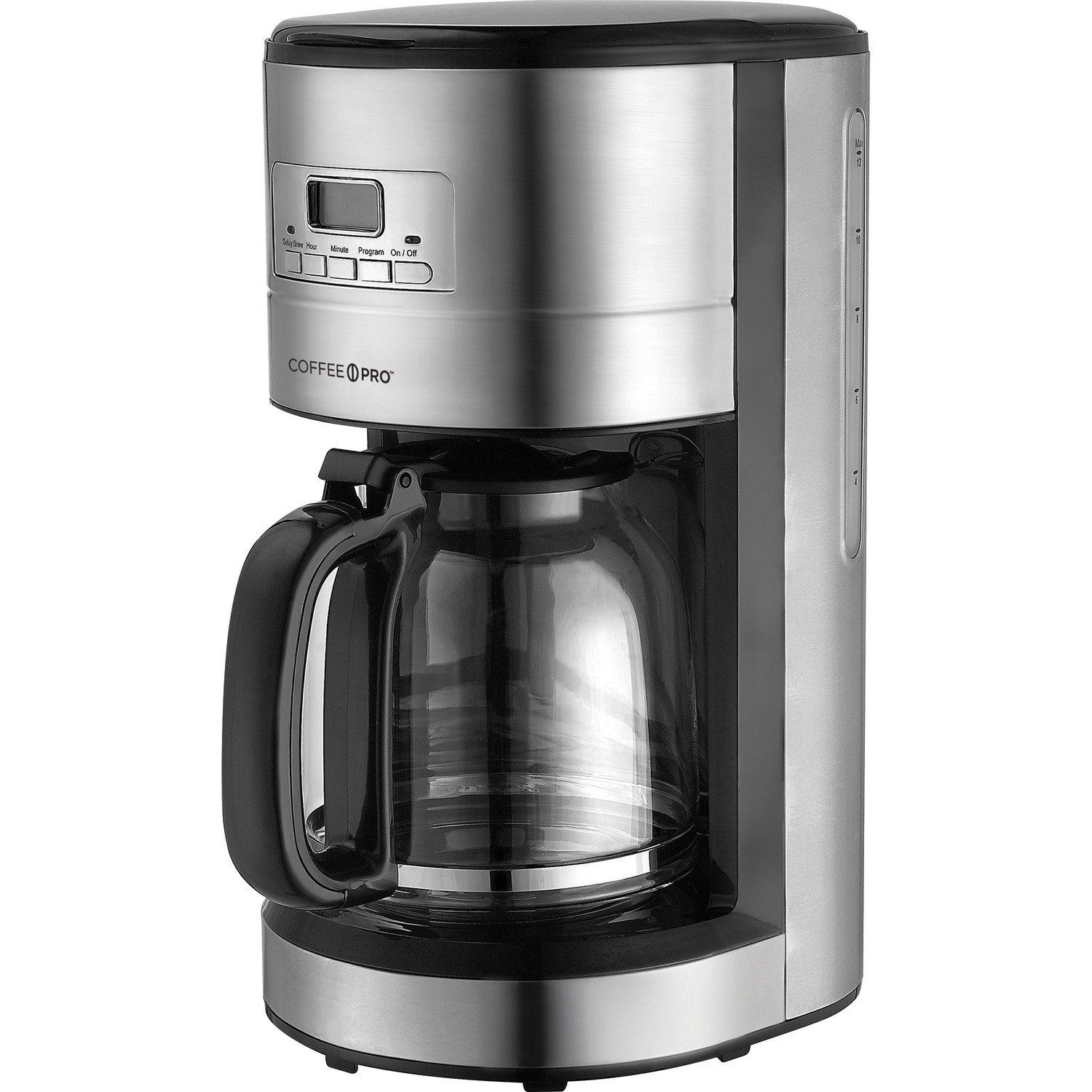 1039042210.jpg Coffee Pro 10-12 Cup Stainless Steel Brewer Stainless Steel (CPCM4276) - Image 1