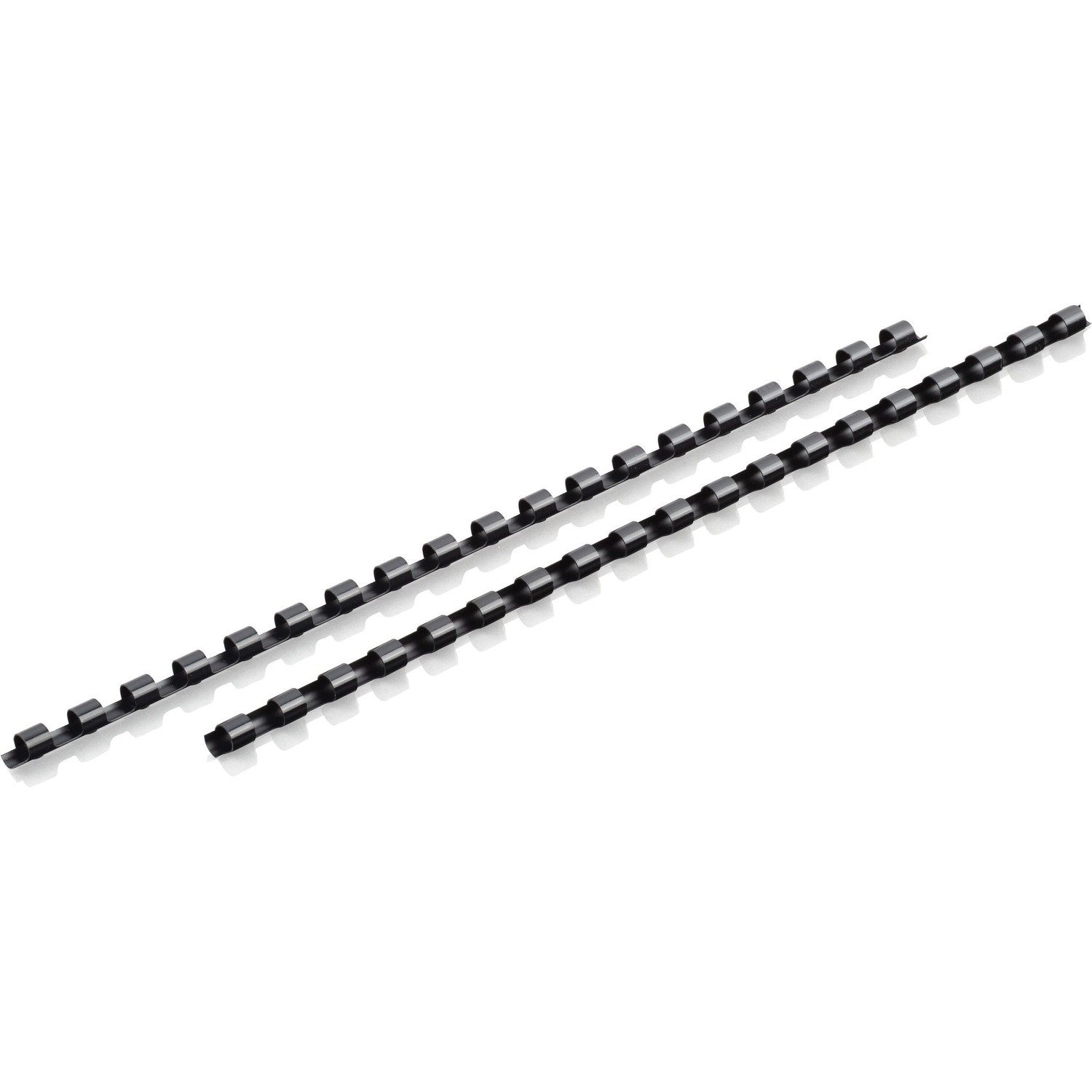 1059490278.jpg Mead CombBind Binding Spines 0.25" Maximum Capacity - 25 x Sheet Capacity - For Letter 8 1/2" x 11" Sheet - Plastic - 125 / Box (4000130) - Image 1