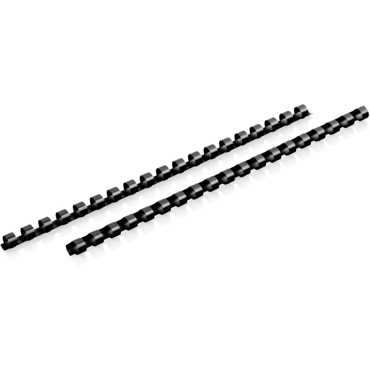 1059490280.jpg Mead CombBind Binding Spines 0.37" Maximum Capacity - 55 x Sheet Capacity - For Letter 8 1/2" x 11" Sheet - Plastic - 125 / Box (4000132) - Image 1