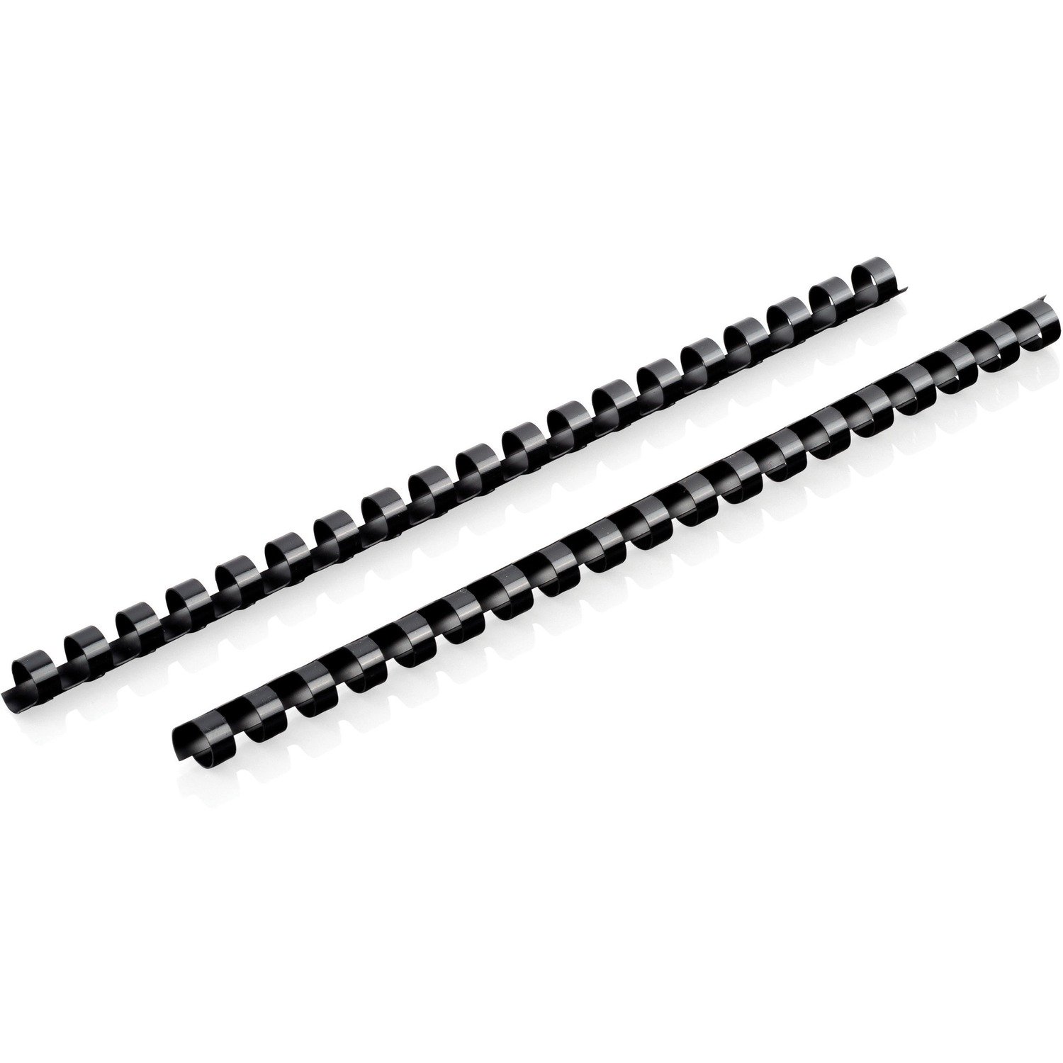 1059490281.jpg Mead CombBind Binding Spines 0.43" Maximum Capacity - 70 x Sheet Capacity - For Letter 8 1/2" x 11" Sheet - Plastic - 125 / Box (4000133) - Image 1
