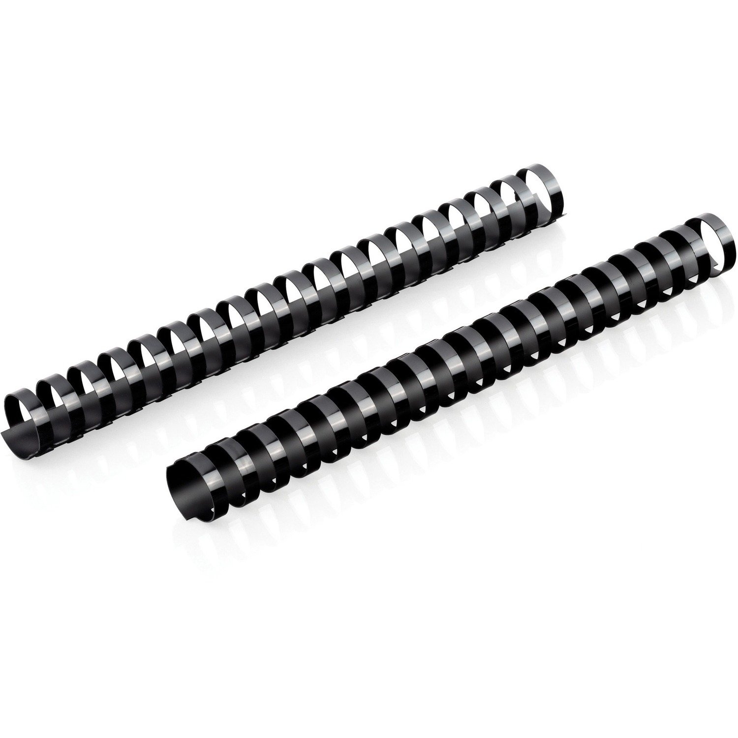 1059490285.jpg Mead CombBind Binding Spines 1" Maximum Capacity - 200 x Sheet Capacity - For Letter 8 1/2" x 11" Sheet - Plastic - 125 / Box (4000137) - Image 1