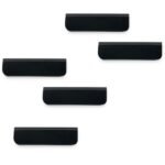 DURABLE DURAFIX Clip 2.4" Width - for Notes, Door, Reminder, Glass, Refrigerator, Cabinet, Appointment, Reminder - Residue-free, Easy to Use - Black - 10 / Pack (470501)