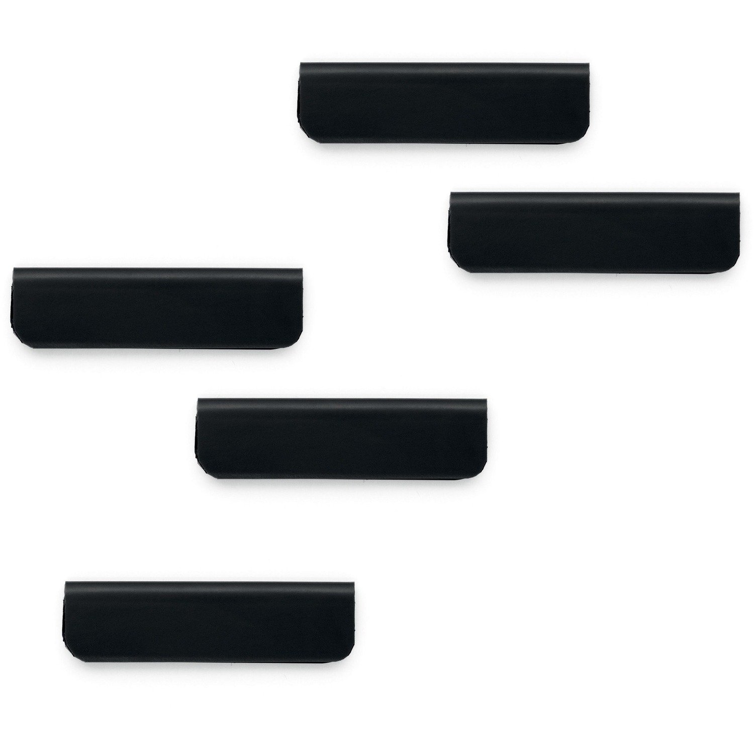 1060523703.jpg DURABLE DURAFIX Clip 2.4" Width - for Notes, Door, Reminder, Glass, Refrigerator, Cabinet, Appointment, Reminder - Residue-free, Easy to Use - Black - 10 / Pack (470501) - Image 1