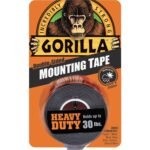 Gorilla Glue Gorilla Heavy Duty Mounting Tape 5 ft Length x 1" Width - Black - 1 Each (6055002)