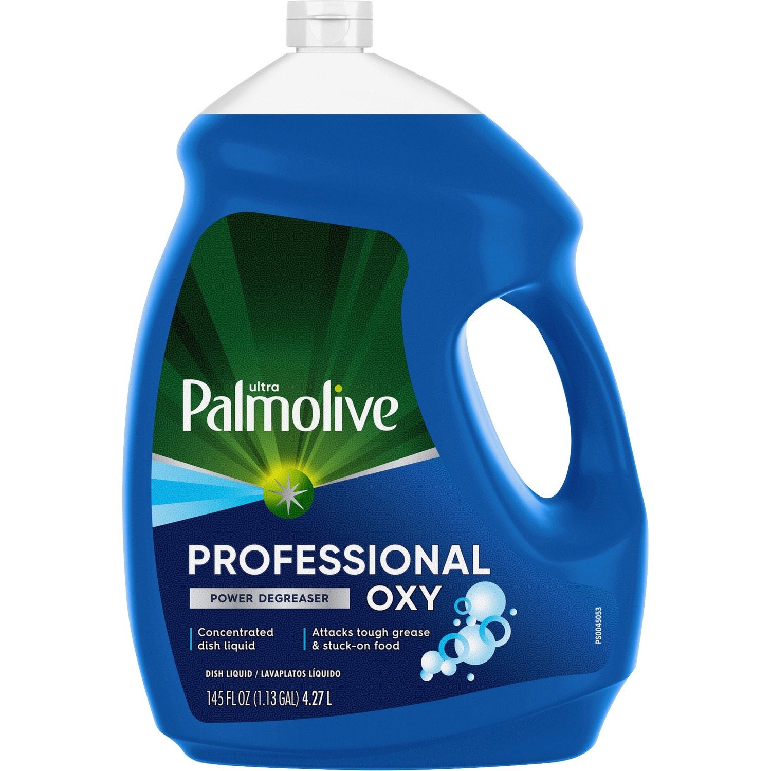 1077127196.jpg Palmolive® Professional Liquid Dish Soap Oxy Degreaser, 145-oz. Bottle Concentrate - 145 fl oz (4.5 quart) - Phosphate-free, Paraben-free, Eco-friendly - Blue - 1 Each (61034143) - Image 1