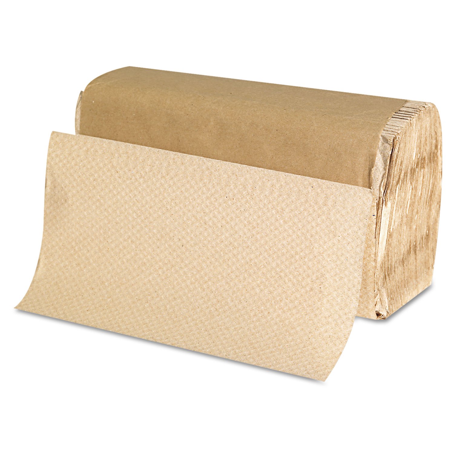 145020.jpg GEN® Single Fold Paper Towels, 1-Ply, Brown, 4000 Towels (GEN1507) - Image 1
