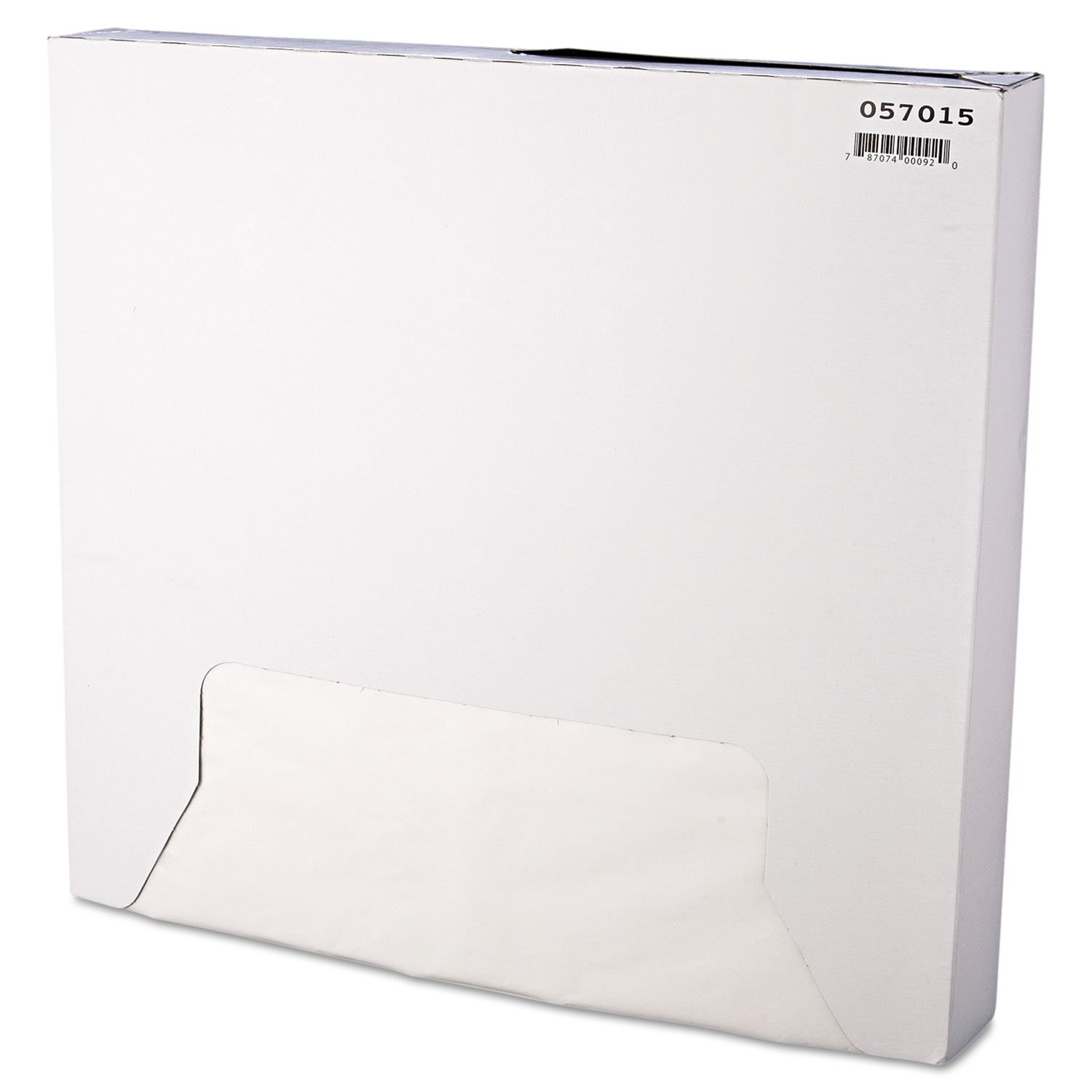 147266.jpg Bagcraft Grease-Resistant Paper Wraps and Liners, 15 x 16, White, 1,000/Box, 3 Boxes/Carton (057015) - Image 1