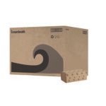 Boardwalk® Single Fold Paper Towels, 1-Ply, Brown, 4000 Towels (BWK6210)