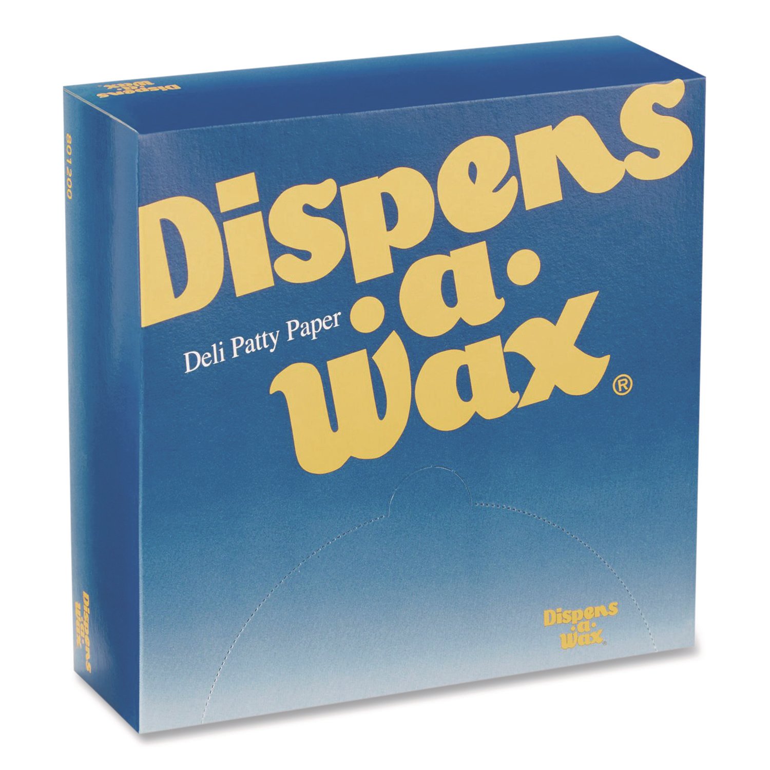 15060949.jpg Dixie Dispens-A-Wax Waxed Deli Patty Paper, 6 x 6, 1,000/Box, 10 Boxes/Carton (801200) - Image 1