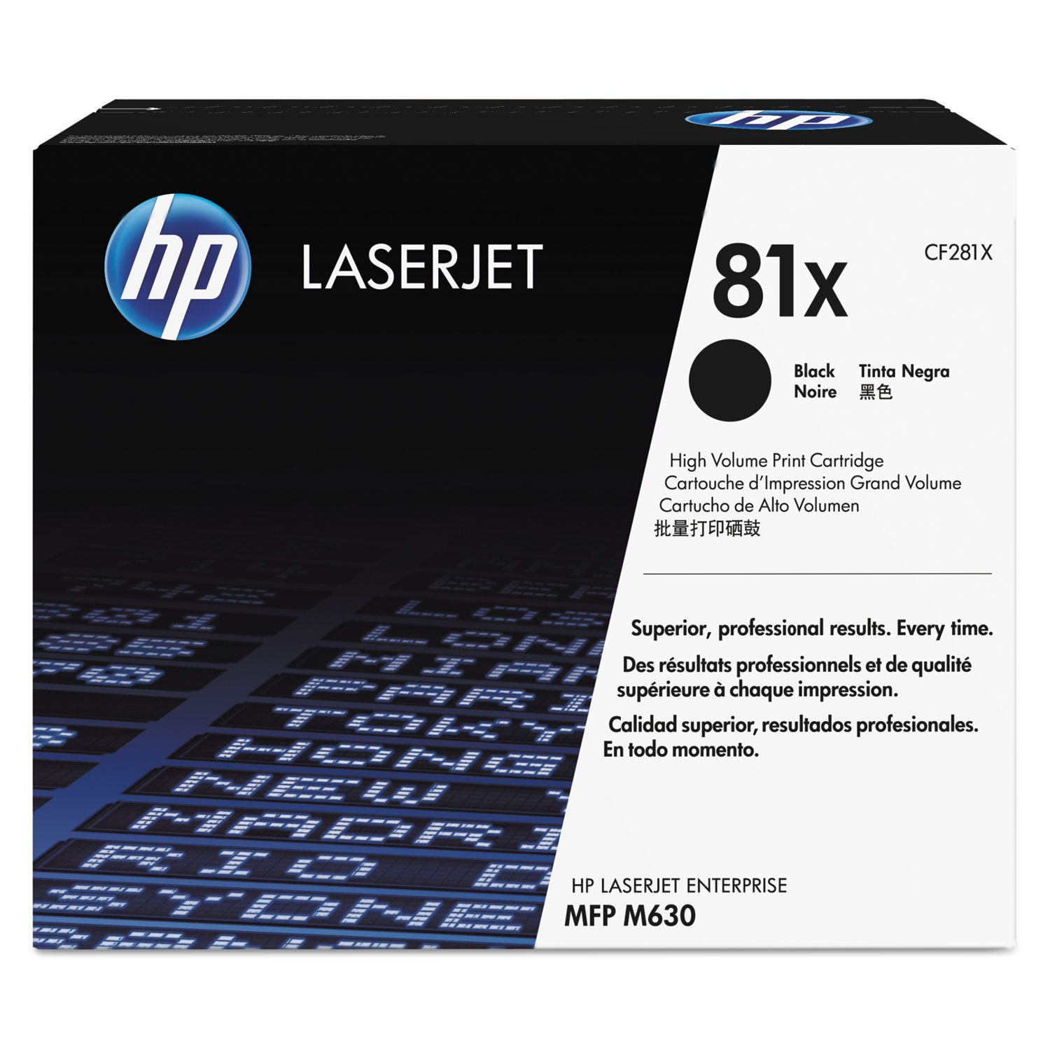 207206.jpg HP 81X, (CF281X) High-Yield Black Original LaserJet Toner Cartridge - Image 1