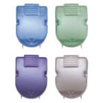 Advantus Wall Clips for Fabric Panels, 40 Sheet Capacity, Assorted Metallic Colors, 20/Box (75338)