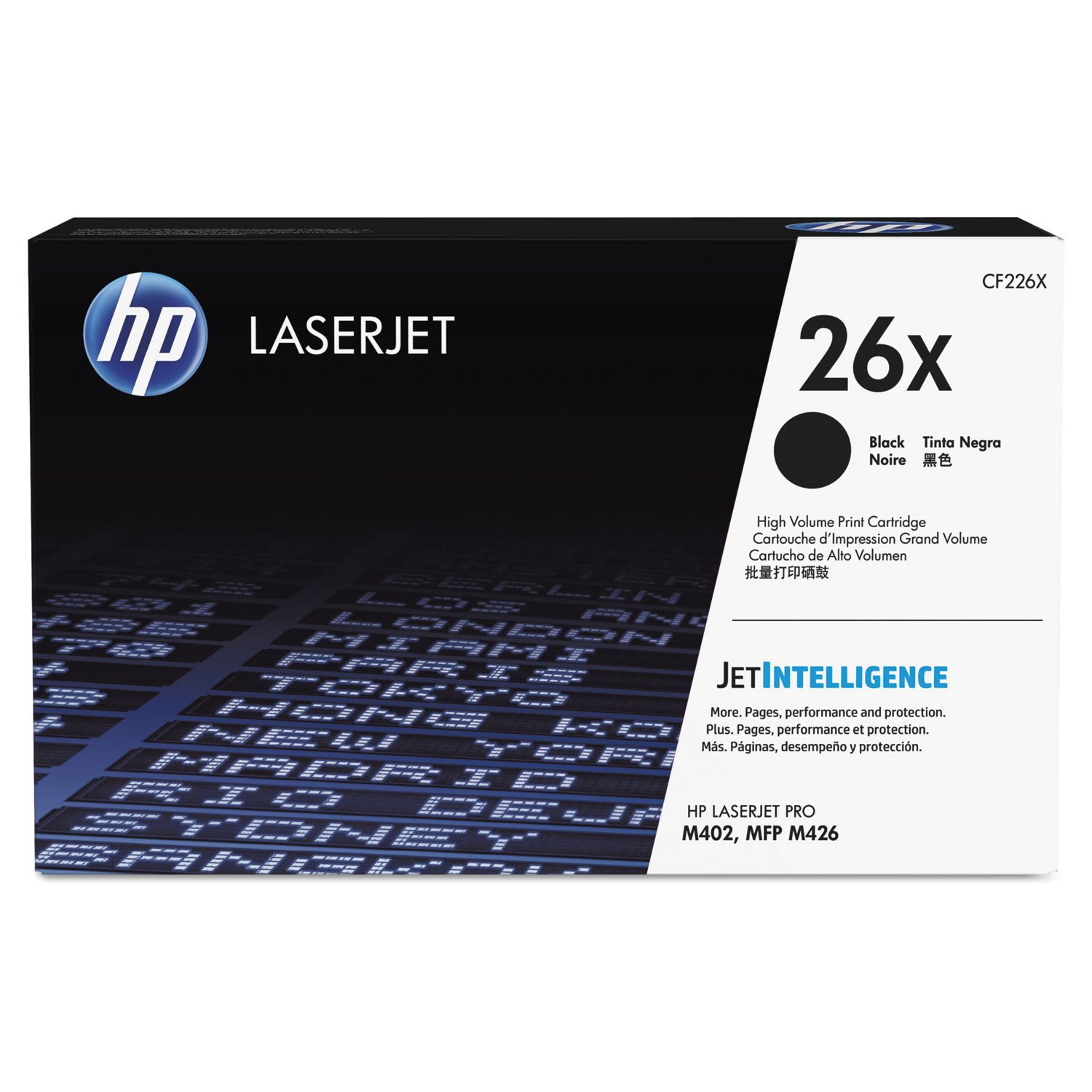 247668.jpg HP 26X, (CF226X) High-Yield Black Original LaserJet Toner Cartridge - Image 1