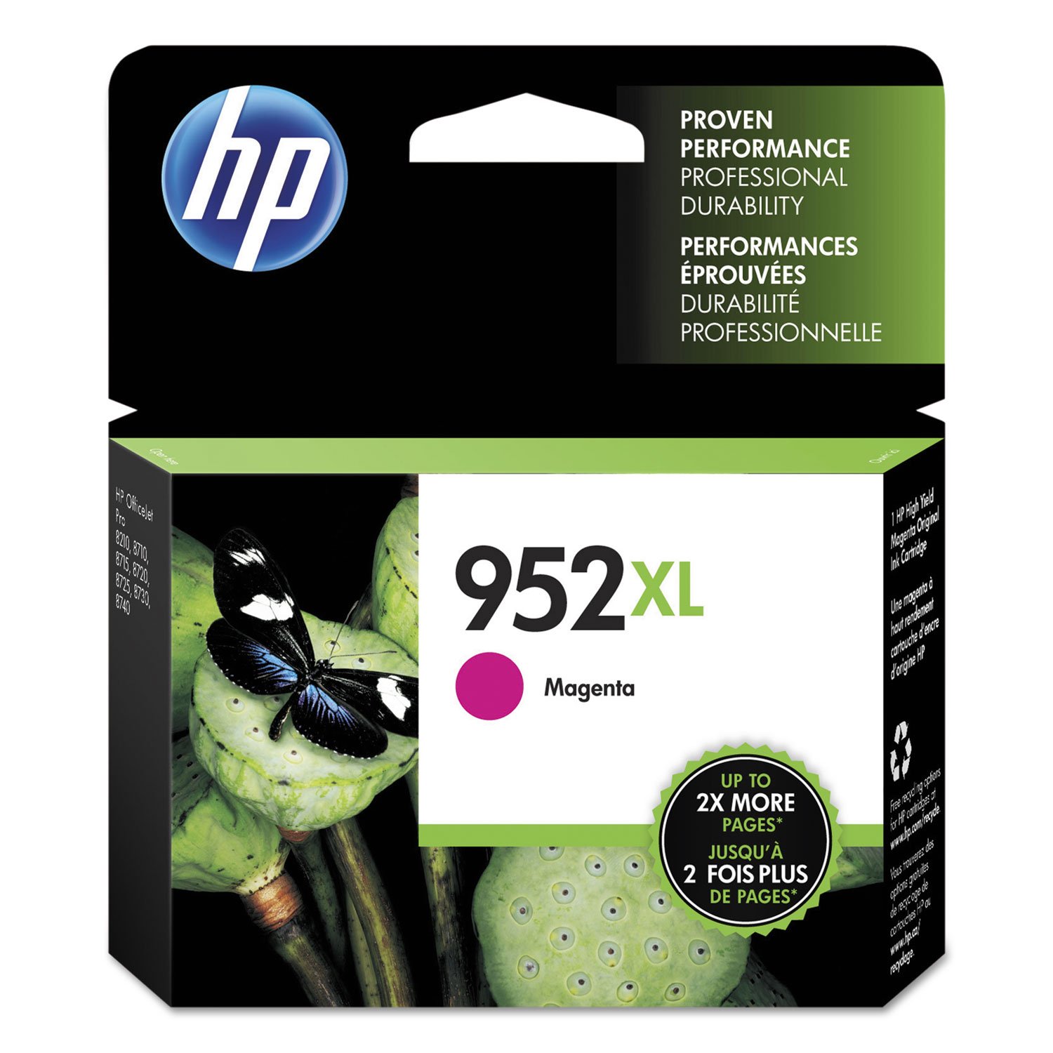 258154.jpg HP 952XL, (L0S64AN) High-Yield Magenta Original Ink Cartridge - Image 1