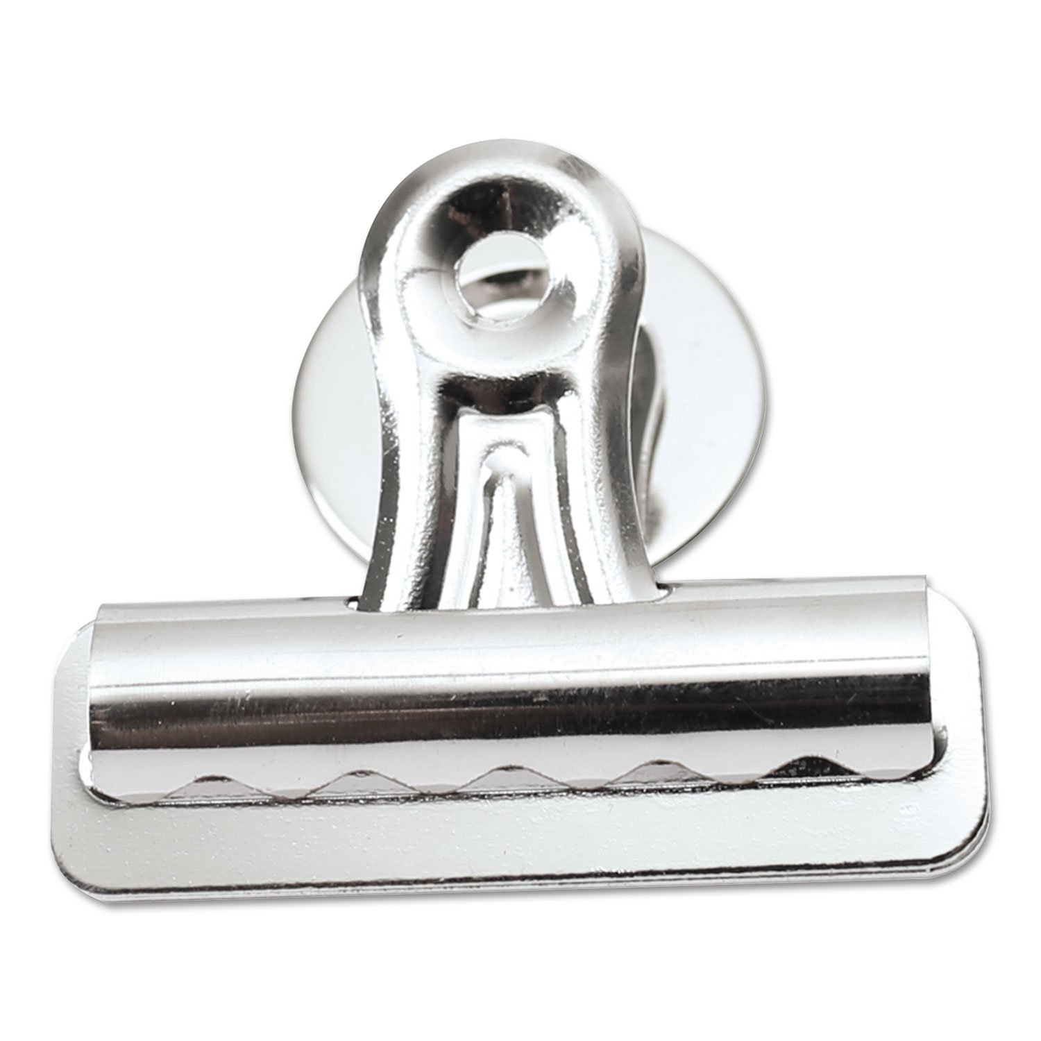 305540.jpg Universal Bulldog Magnetic Clips, Medium, Nickel, 12/Pack (UNV31261) - Image 1