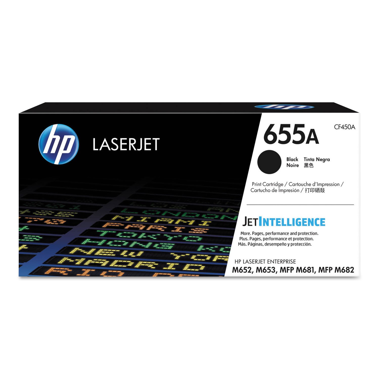 307619.jpg HP 655A, (CF450A) Black Original LaserJet Toner Cartridge - Image 1