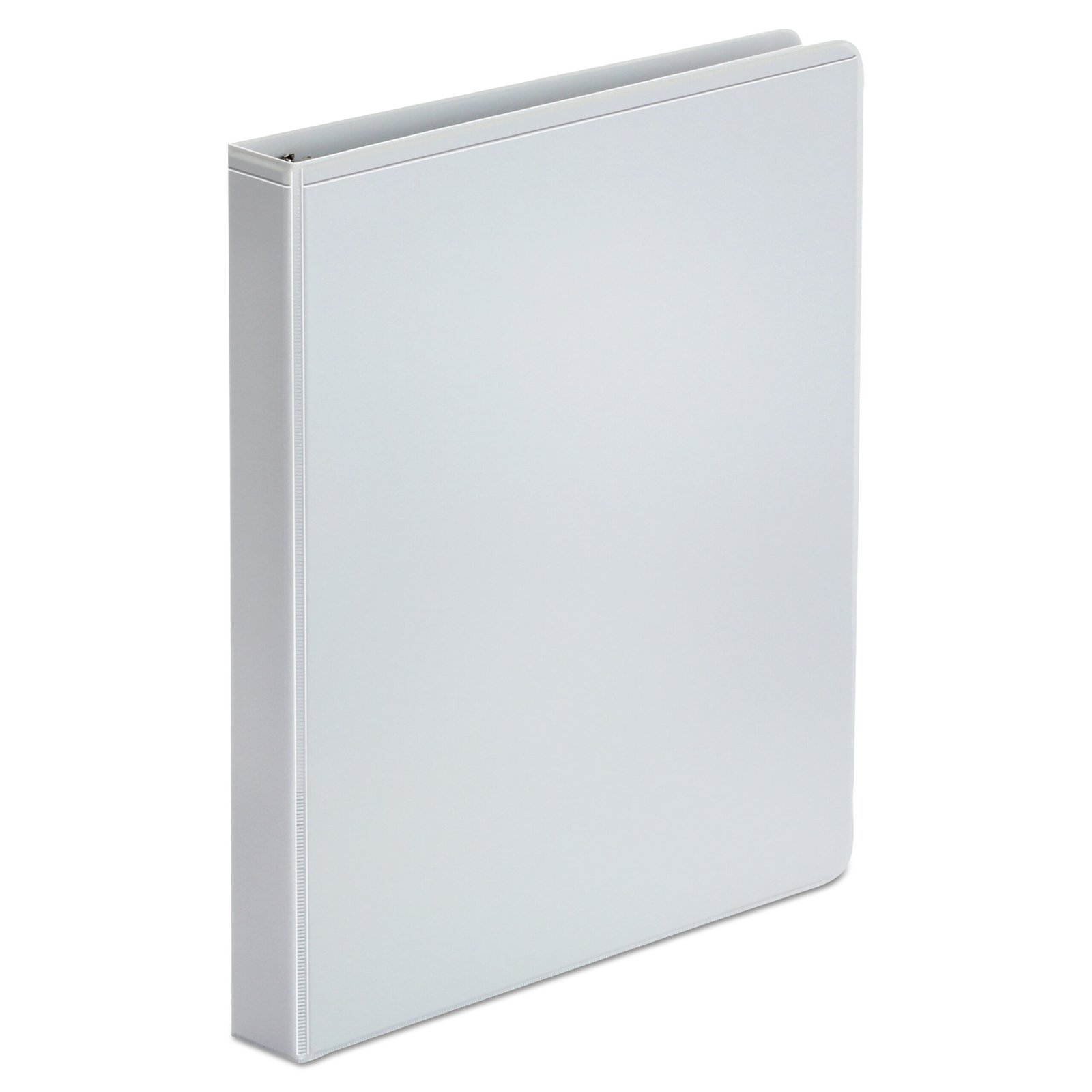 311331.jpg Universal Economy Round Ring View Binder, 3 Rings, 1" Capacity, 11 x 8.5, White (UNV20962) - Image 1