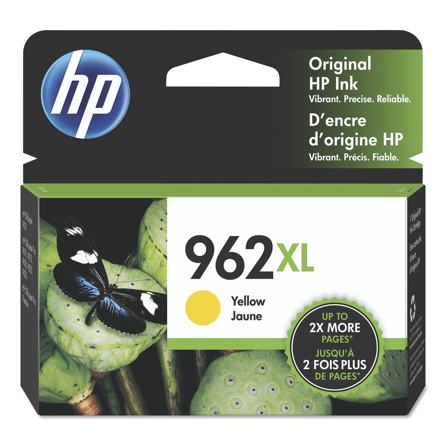 610097.jpg HP 962XL, (3JA02AN) High-Yield Yellow Original Ink Cartridge - Image 1