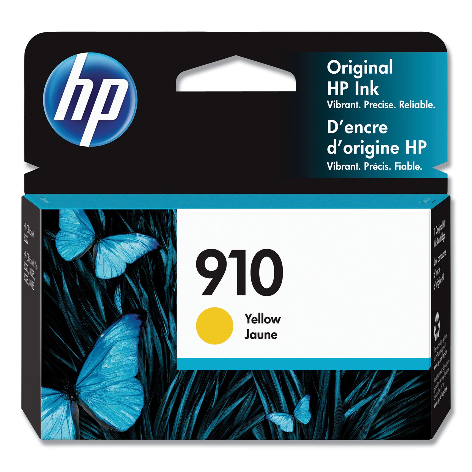 615691.jpg HP 910, (3YL60AN) Yellow Orignal Ink Cartridge - Image 1