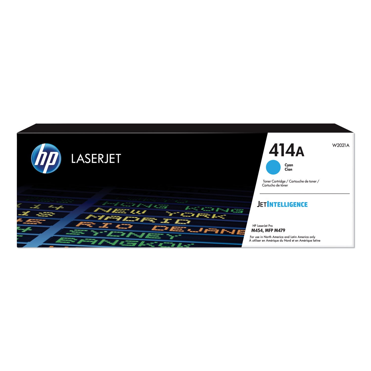 629913.jpg HP 414A, (W2021A) Cyan Original LaserJet Toner Cartridge - Image 1