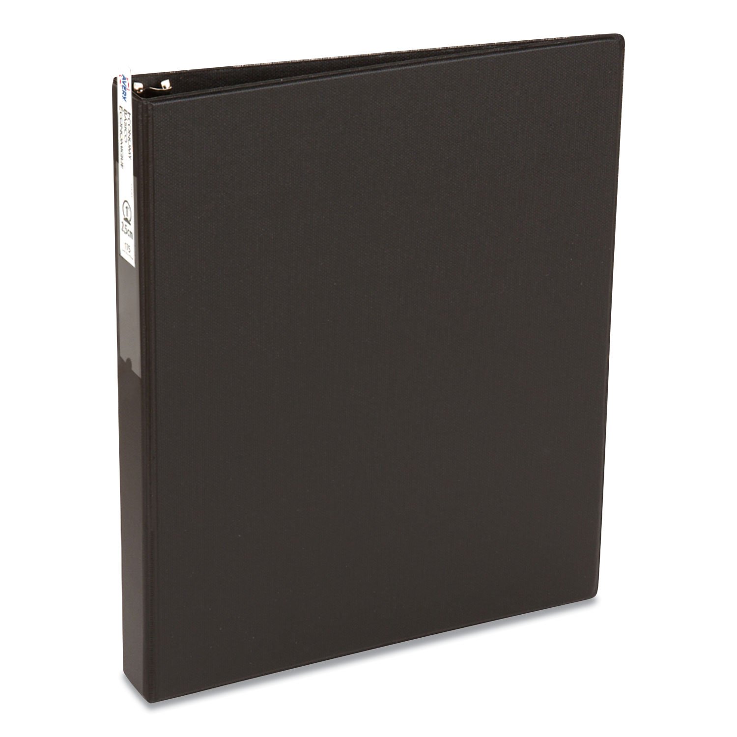 689000.jpg Avery Economy Non-View Binder with Round Rings, 3 Rings, 1" Capacity, 11 x 8.5, Black, (4301) (04301) - Image 1