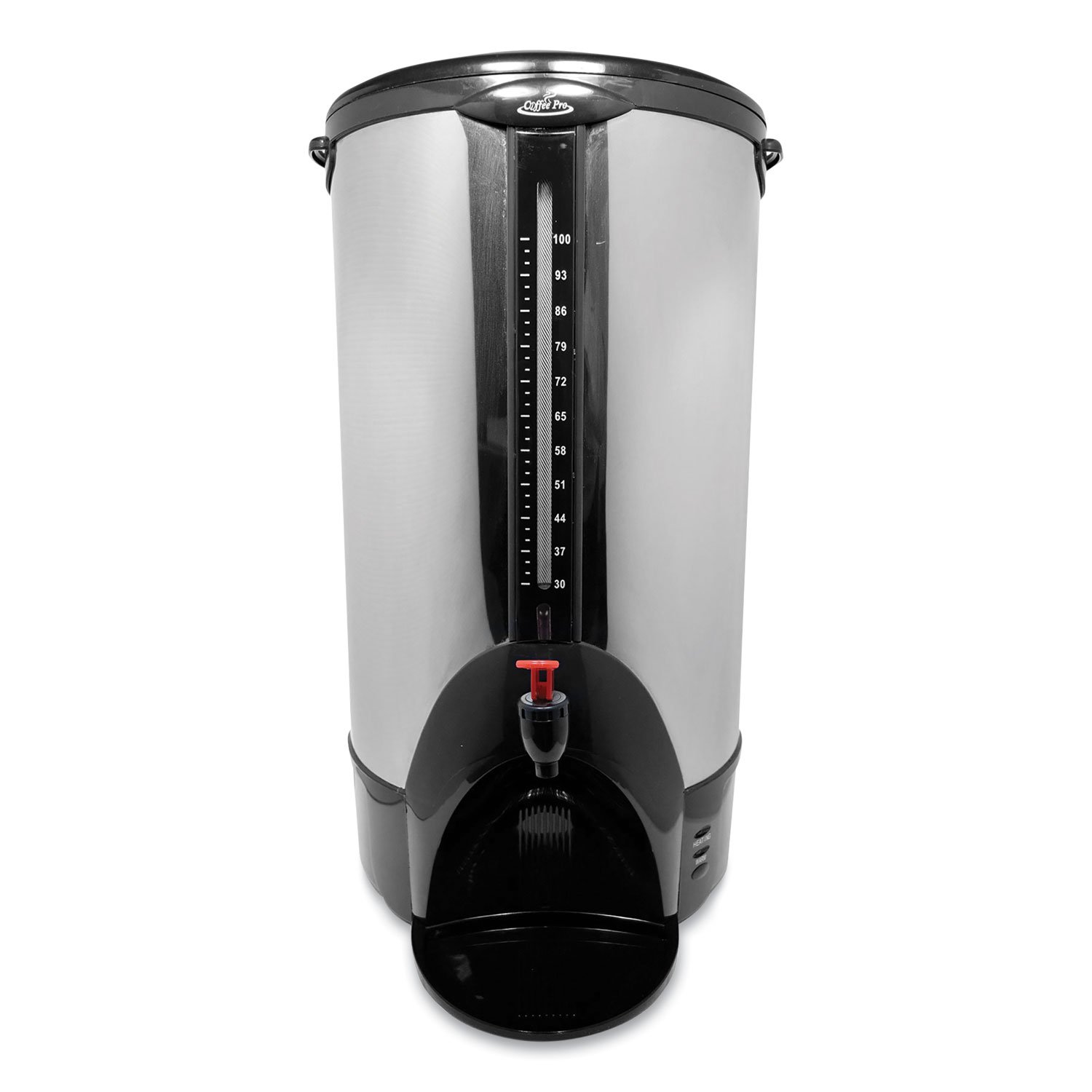 713900.jpg Coffee Pro Home/Business 100-Cup Double-Wall Percolating Urn, Stainless Steel (CP100XX) - Image 1
