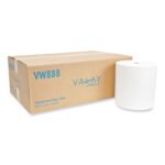 Morcon Paper Valay Proprietary Roll Towels, 1-Ply, 8" x 800 ft, White, 6 Rolls/Carton (VW888)