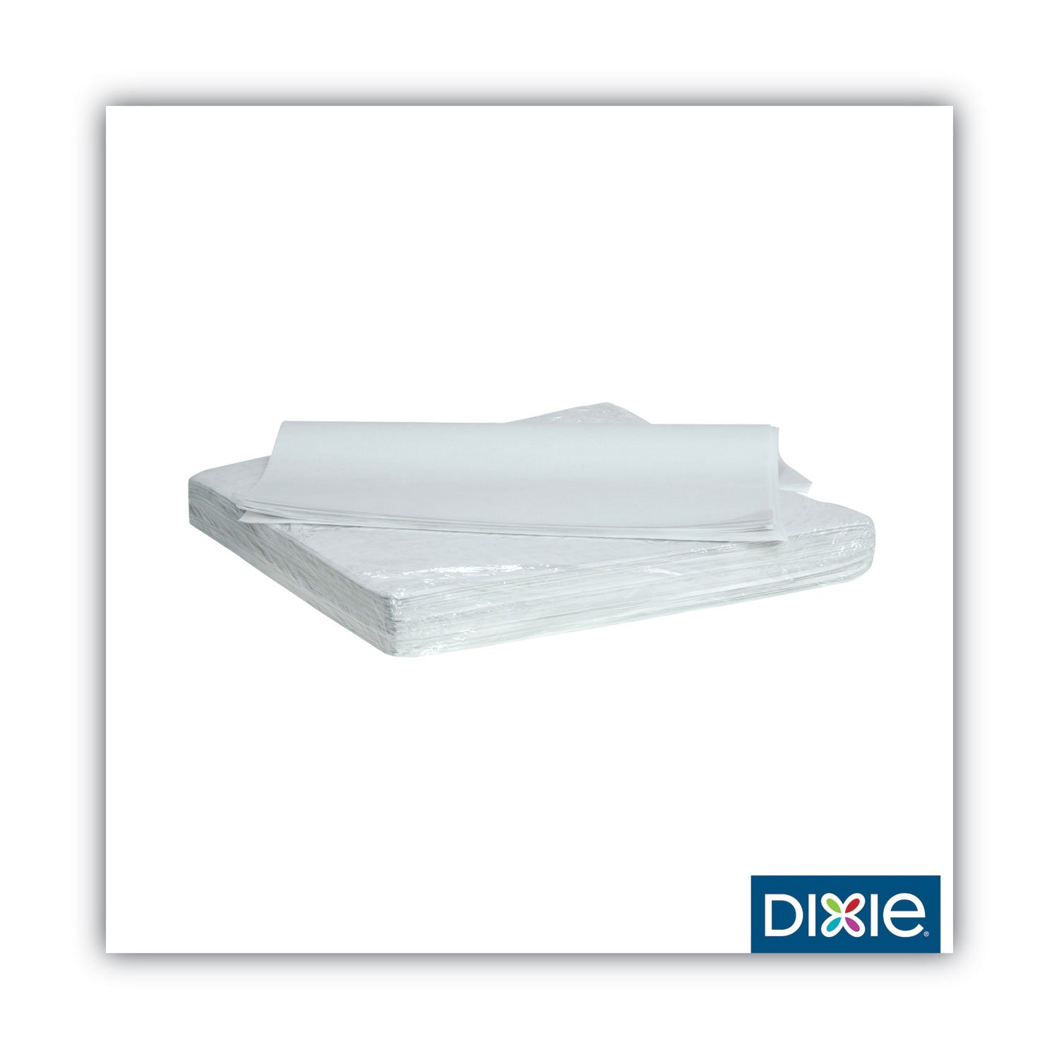 744753.jpg Dixie All-Purpose Food Wrap, Dry Wax Paper, 15 x 16, White, 1,000 Sheets/Pack, 3 Packs/Carton (GRC1516) - Image 1