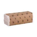 Boardwalk® C-Fold Paper Towels, 1-Ply, White, 2400 Towels (BWK6220)