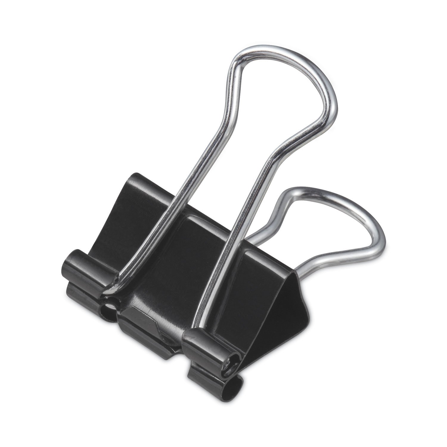 759316.jpg Universal Binder Clips Value Pack, Small, Black/Silver, 36/Box (UNV10200VP3) - Image 1