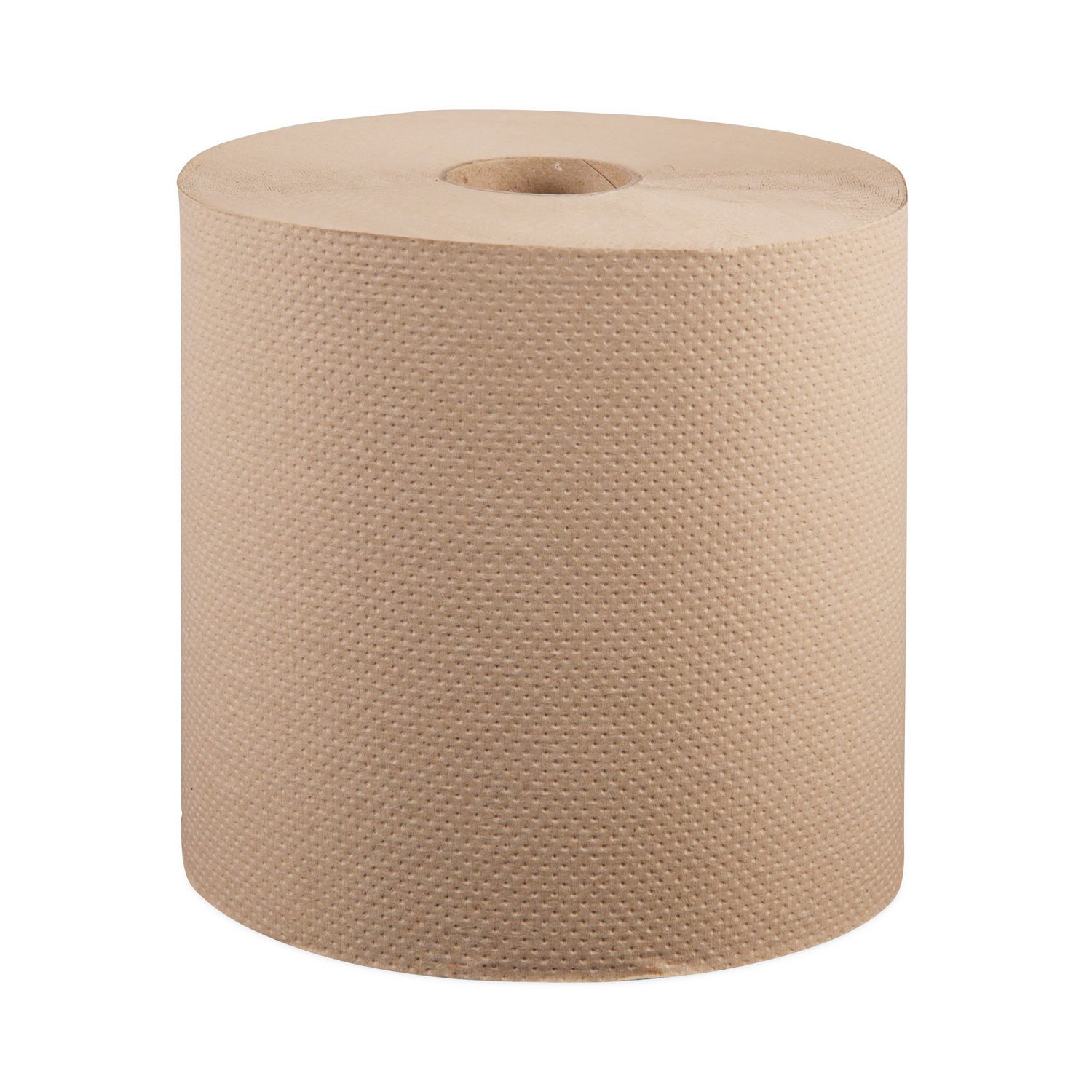 761752.jpg Windsoft Hardwound Roll Towels, 1-Ply, 8" x 800 ft, Natural, 6 Rolls/Carton (WIN12806) - Image 1