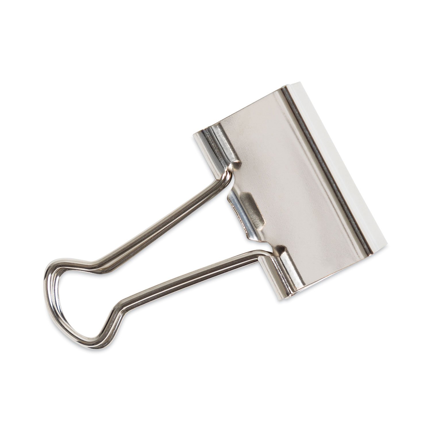 766161.jpg U Brands Binder Clips, Medium, Silver, 72/Pack (3604U0624) - Image 1