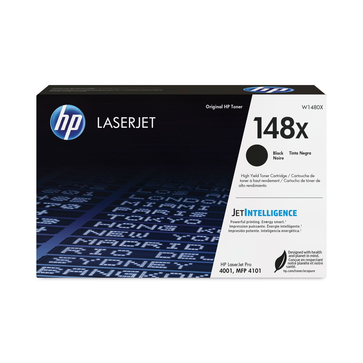 798728.jpg HP 148X, (W1480X) High-Yield Black Original LaserJet Toner Cartridge - Image 1