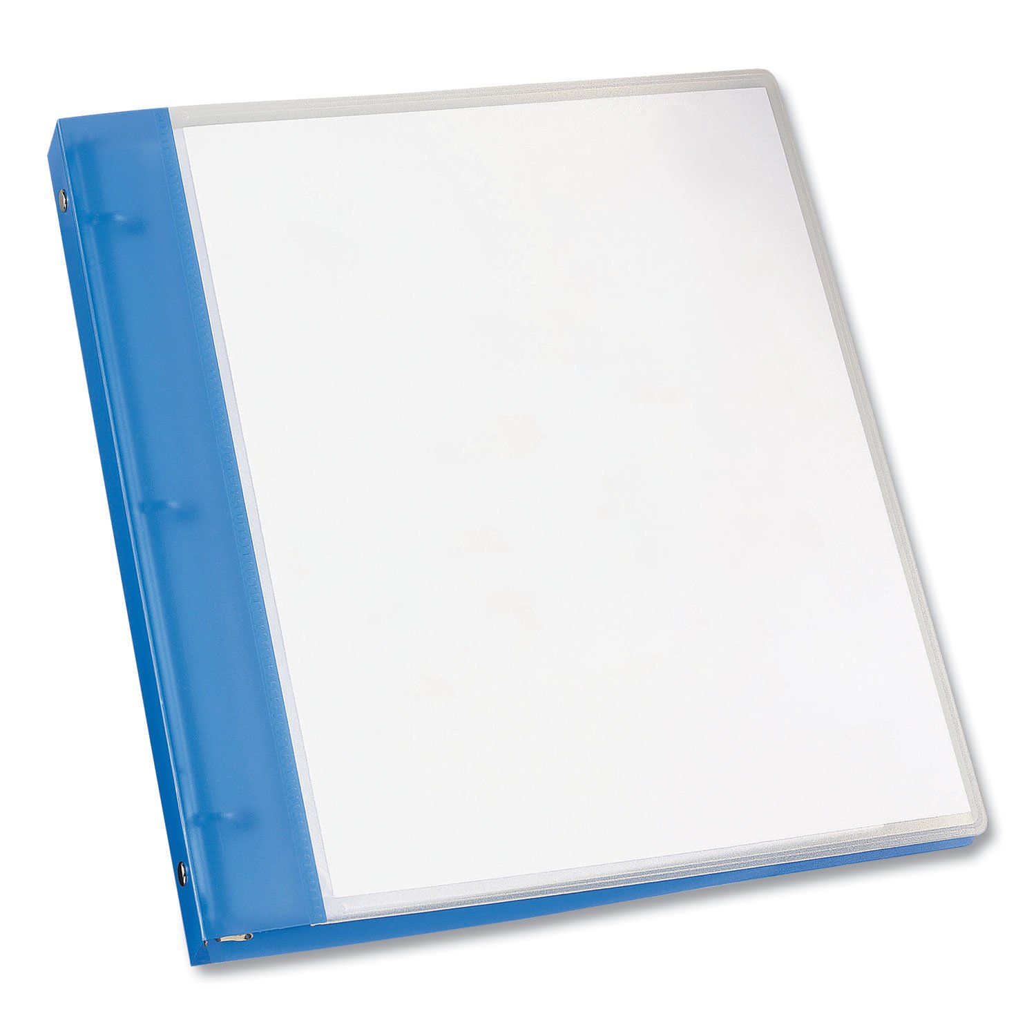 850638.jpg Avery Flexible View Binder with Round Rings, 3 Rings, 0.5" Capacity, 11 x 8.5, Blue (17670) - Image 1
