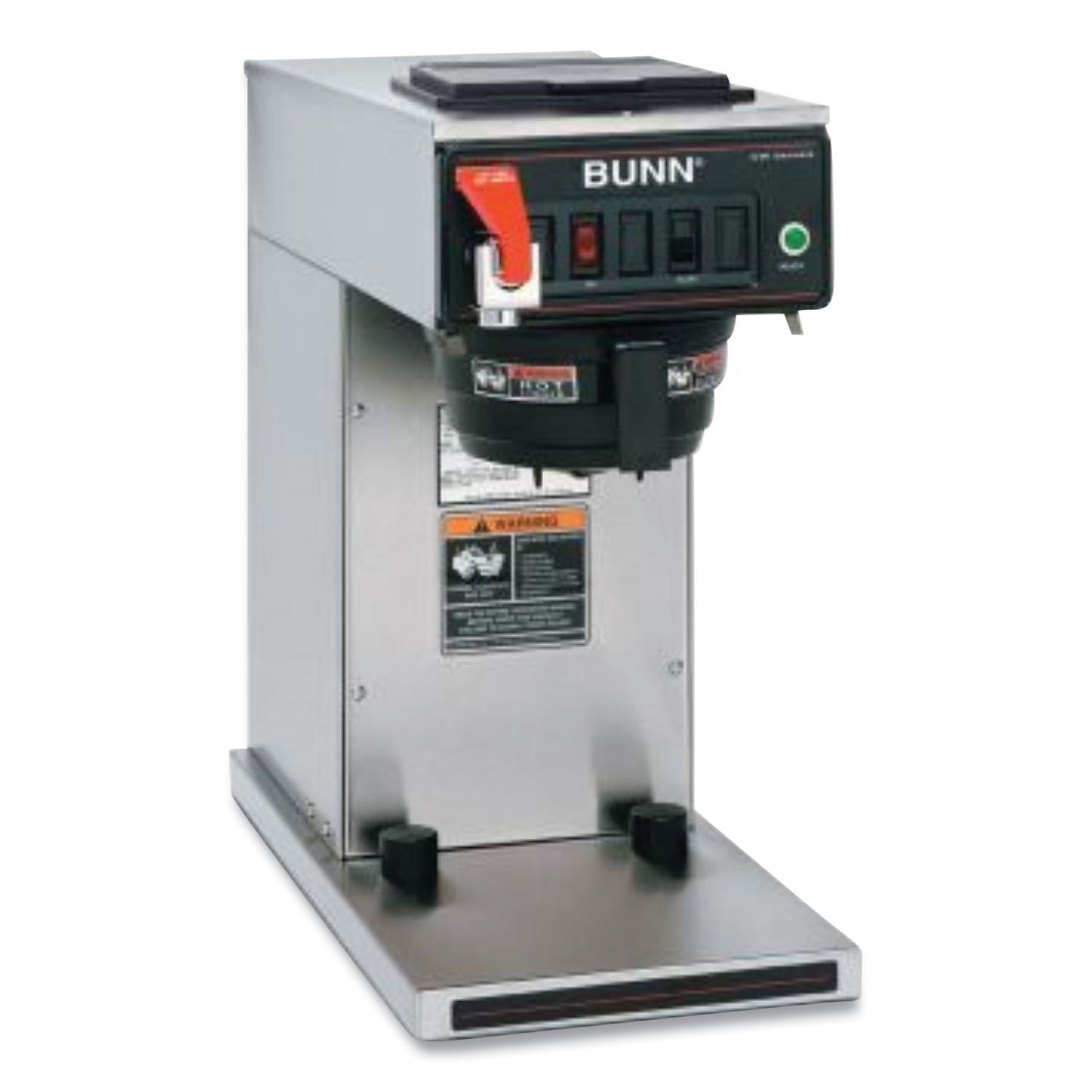 882631.jpg BUNN CWTF-DV-TC Dual Volt Thermal Carafe System, 12 Cups, Silver/Black (230010069) - Image 1
