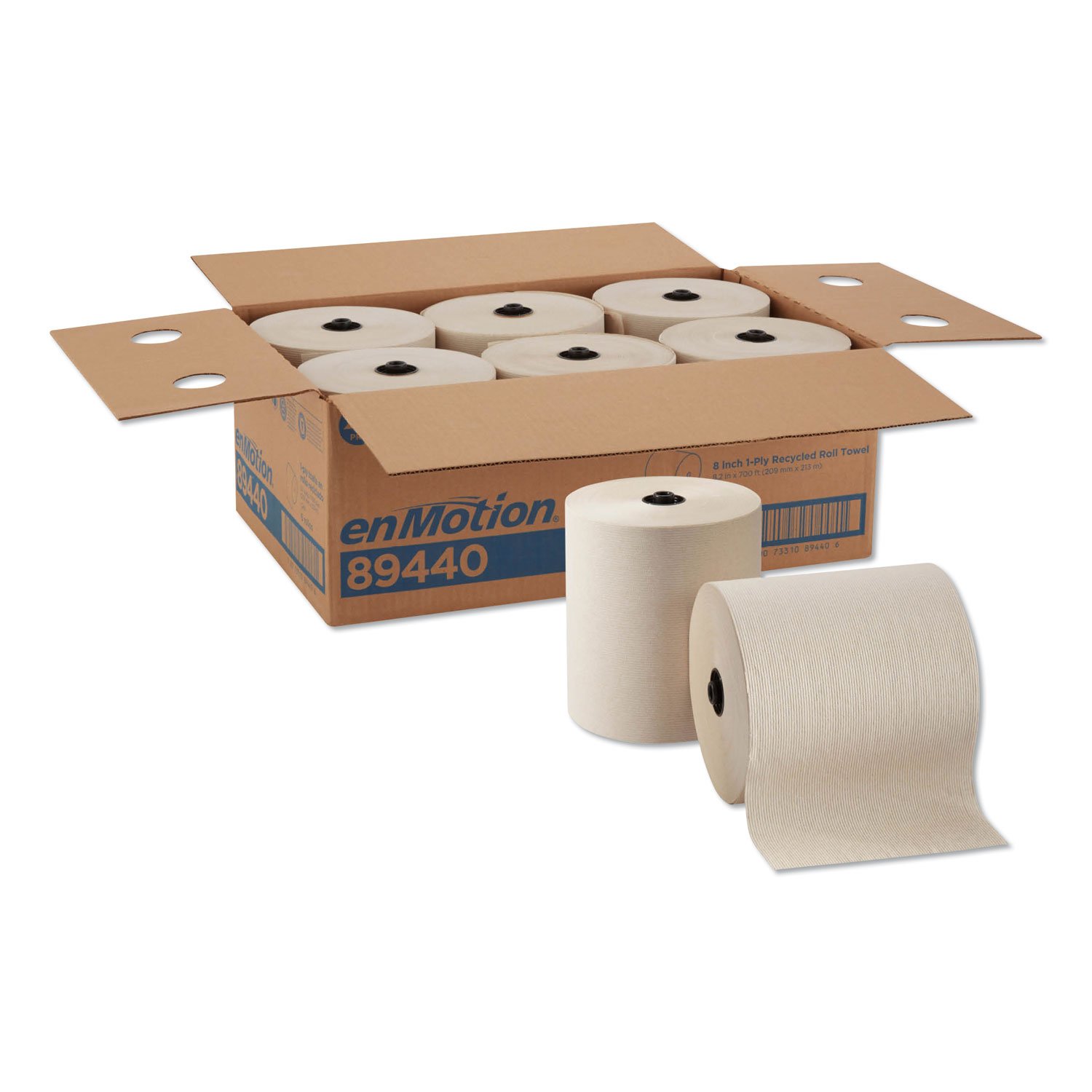 GPC89440-1703427833.jpg Georgia Pacific Professional EnMotion EPA Compliant Touchless Roll Towels, 8.25" x 700 ft, Brown, 6/Carton (89440) - Image 1